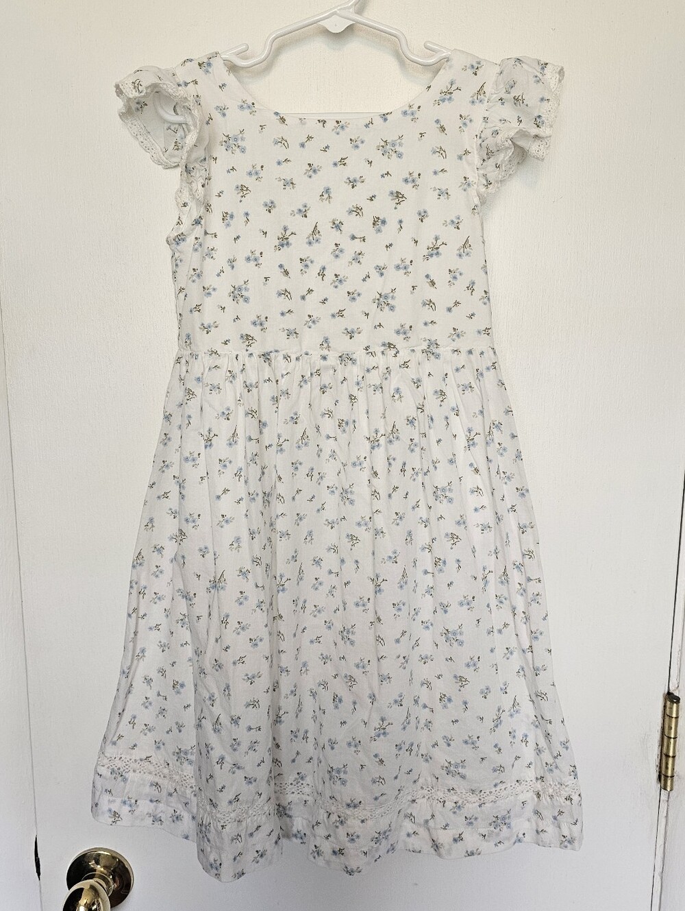 Hope & Henry White Floral Dress